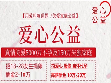 城西捐卵助孕生子 爱心志愿者招募